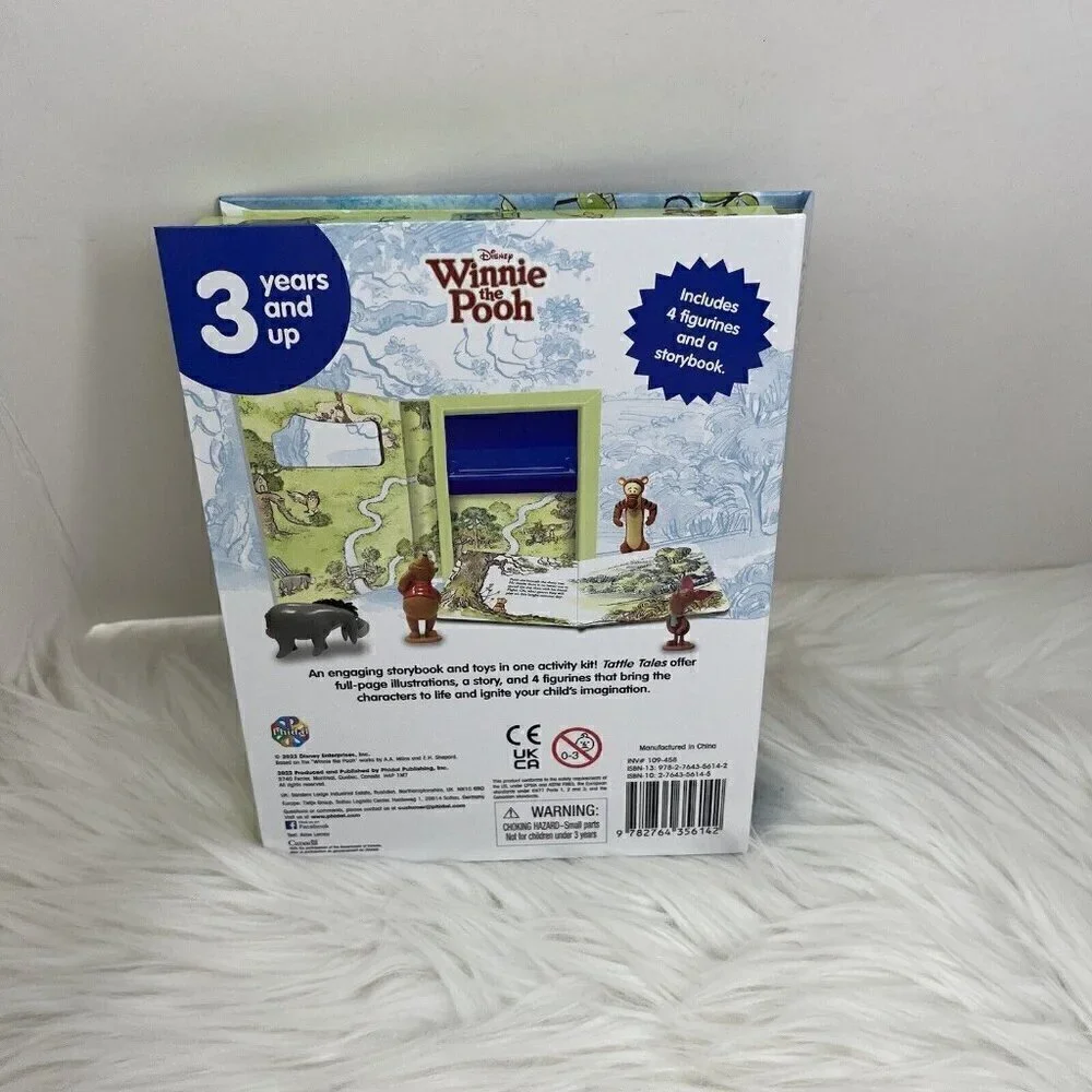 NEW DISNEY Winnie The Pooh Tattle Tales Includes 4 Figures Storybook Tigger